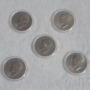5 1776-1976 Eisenhower Dollar Coins